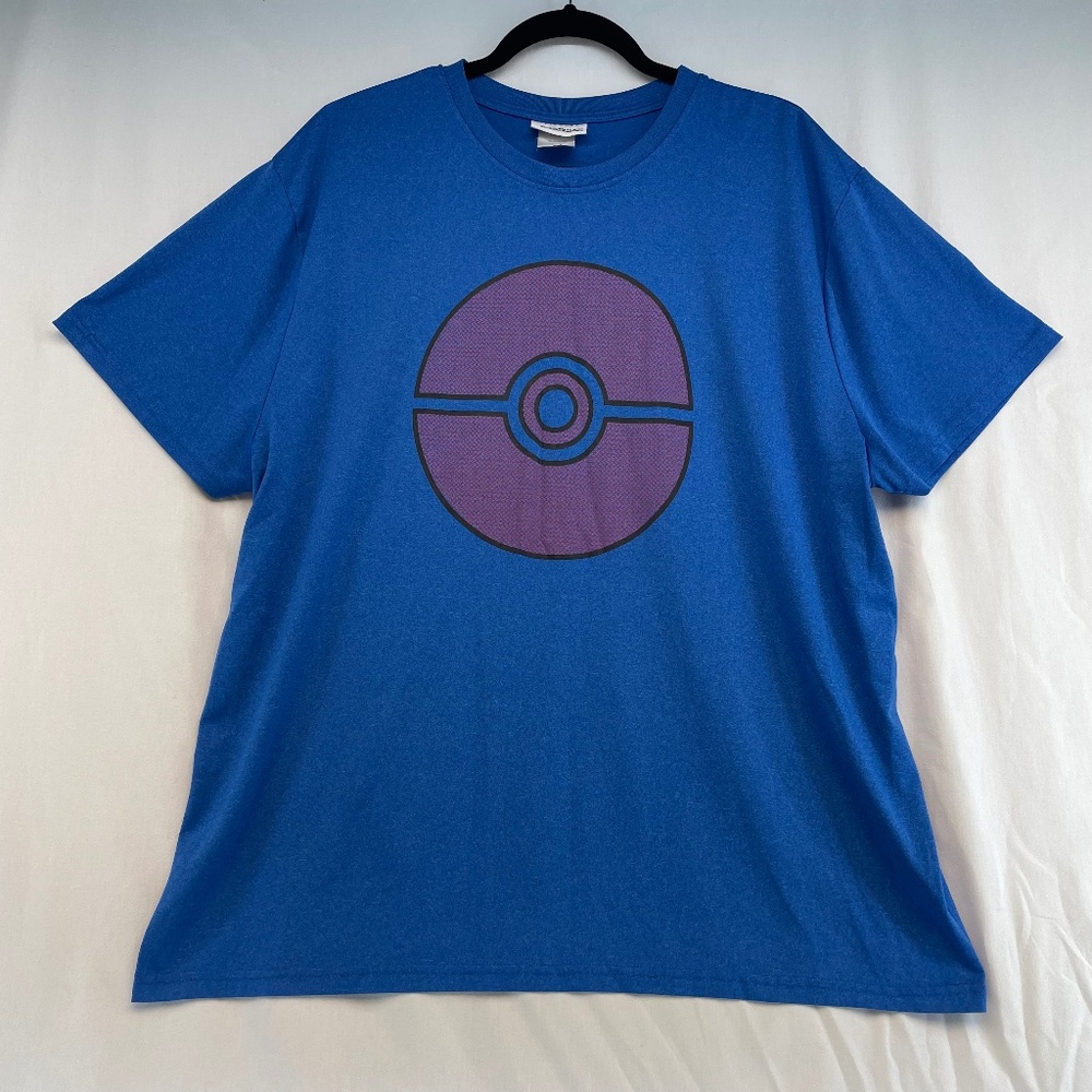 Pokemon T-Shirt Blue Lightweight Men’s Size Extra Large